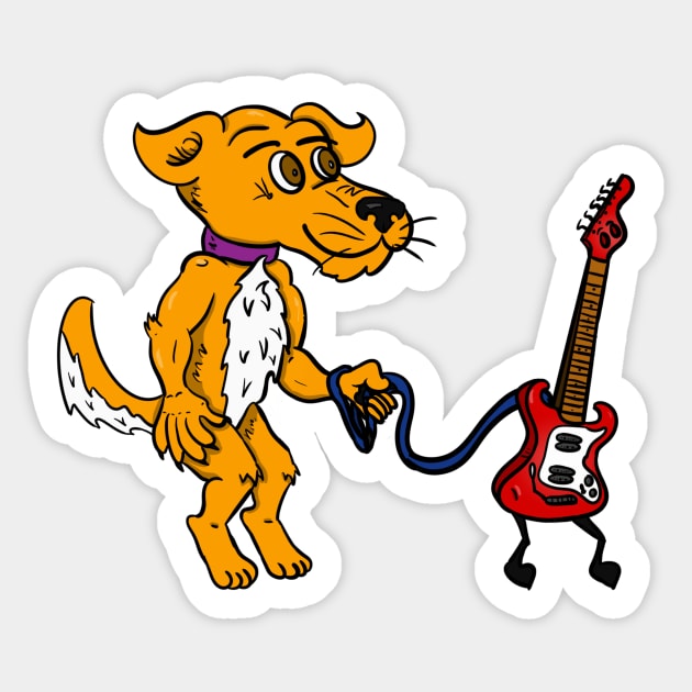 Dog Walking Sticker by GeekVisionProductions